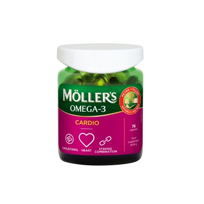 Möller's Omega-3 Cardio kapsulės N76