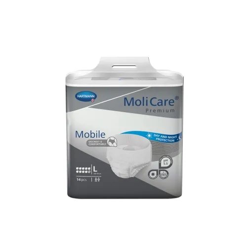 MOLICARE MOBILE, sauskelnės-kelnaitės 10 lašų, L, 14 vnt