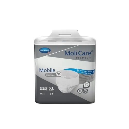 MOLICARE MOBILE, sauskelnės-kelnaitės 10 lašų, XL, 14 vnt