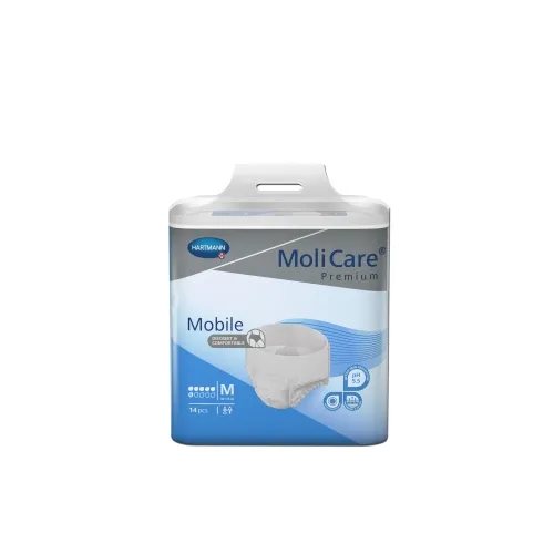 MOLICARE MOBILE, sauskelnės-kelnaitės 6 lašai M, 14 vnt