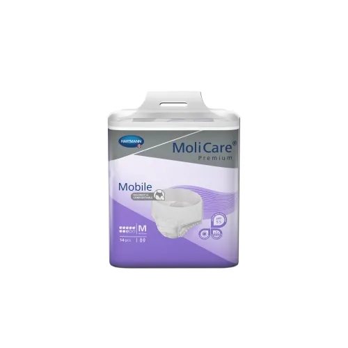 MOLICARE MOBILE sauskelnės-kelnaitės, 8 lašai, M, 14 vnt