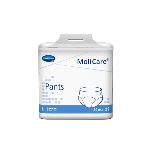 MOLICARE PANTS sauskelnės-kelnaitės, 6 lašai, L, 20 vnt