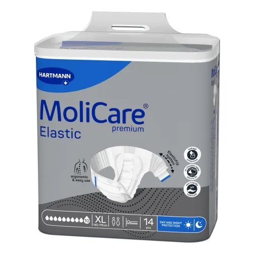 MOLICARE PREMIUM Elastic 10 lašų, XL dydis, 14 vnt