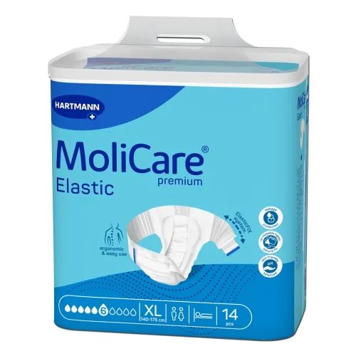 MOLICARE PREMIUM Elastic 6 lašai, XL dydis, 14 vnt