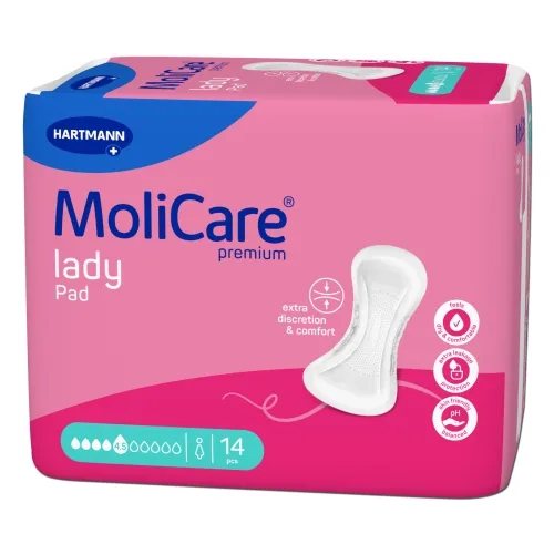MOLICARE PREMIUM lady pad įklotai, 4.5 lašai, 14 vnt
