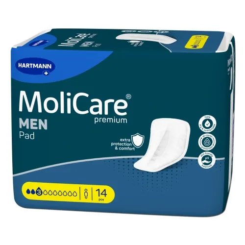 MOLICARE PREMIUM MEN PAD įklotai, 3 lašai, 14 vnt