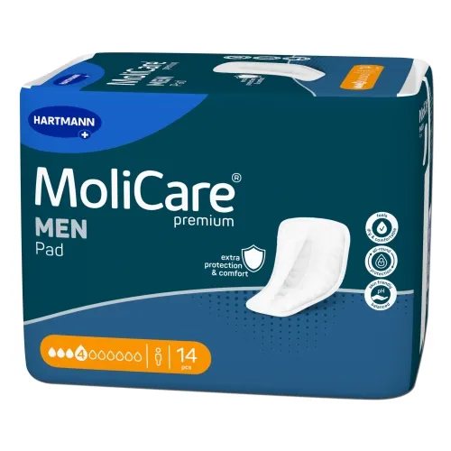 MOLICARE PREMIUM MEN PAD įklotai, 4 lašai, 14 vnt