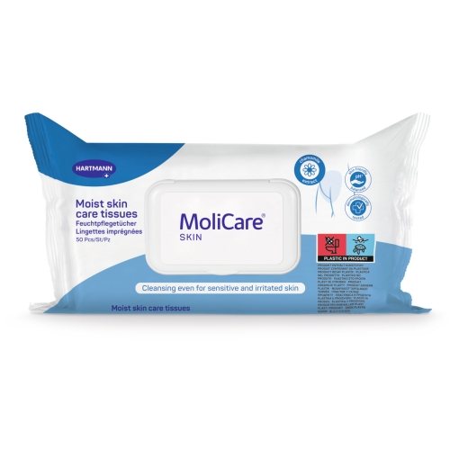 MOLICARE SKIN drėgnos servetėlės, N, 50 vnt