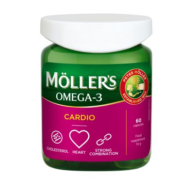 MOLLERS CARDIO Omega-3 kapsulės, N60