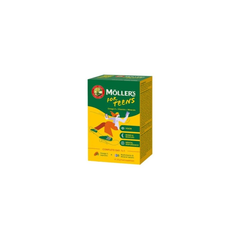 MOLLER`S For Teens tab./kaps. N28+28