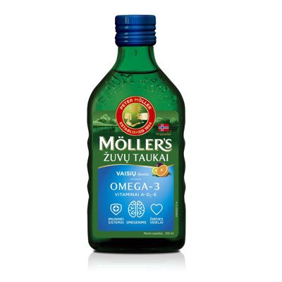 MOLLER'S ŽUVŲ TAUKAI, vaisių skonio, 250 ml