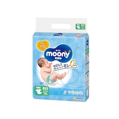 MOONY AIRFIT NB, sauskelnės, 0-, N76, 5 kg