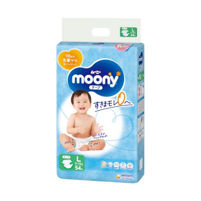 MOONY sauskelnės AIRFIT, L, 9- N54, 14 kg