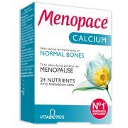 Moterims menopauzės periodu MENOPACE CALCIUM, 60 tab.
