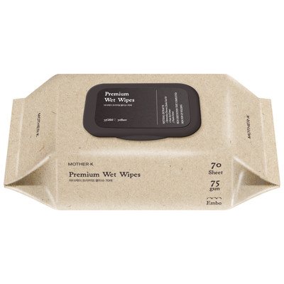 Mother-K Drėgnos servetėlės PREMIUM, 70 vnt