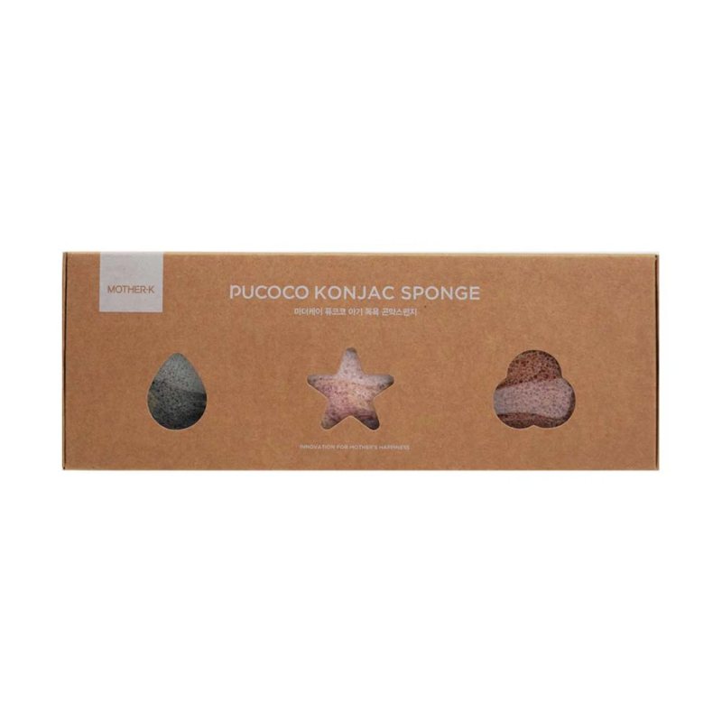 MOTHER-K kempinė Pucoco N3 (rož.), 3 vnt