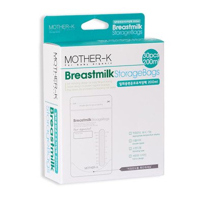 Mother-K mamos pieno saugojimo maišeliai, ., 30 vnt., 200 ml