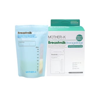 MOTHER-K mamos pieno saugojimo maišeliai, 60 vnt., 200 ml