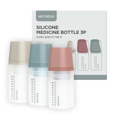 Mother-K mini silikoniniai buteliukai vaistams, 3 vnt