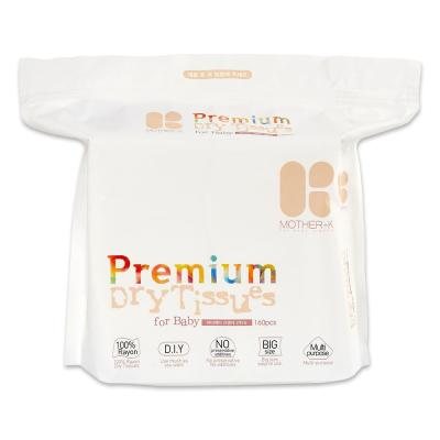 Mother-K PREMIUM klasės Sausos Servetėlės, Viskozė, 160 vnt