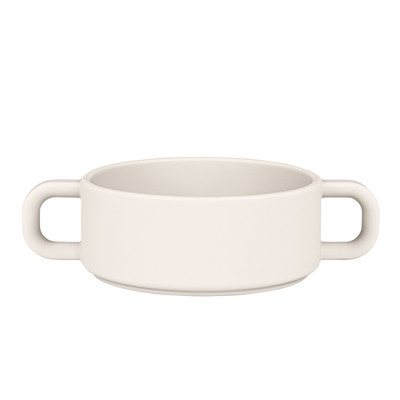 Mother-K silikoninis dubenėlis, ., +3 mėn., kreminis, 350 ml