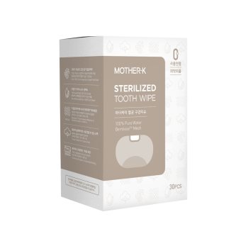 MOTHER-K sterilizuotos servetėlės dantims ir dantenoms, nuo gimimo, 30 vnt