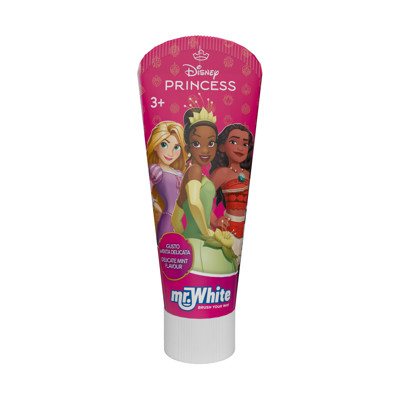 Mr. White DISNEY PRINCESS dantų pasta vaikams nuo ., 75 ml, 3 m