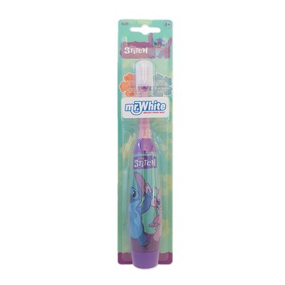 Mr. White DISNEY STITCH elektrinis vibruojantis dantų šepetėlis vaikams nuo ., 1 vnt., 4 m