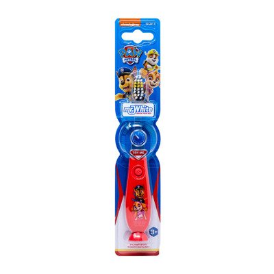 Mr. White PAW PATROL LUM, žybsintis dantų šepetėlis vaikams nuo 3 metų, 1 vnt