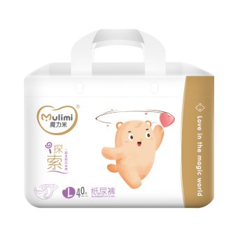 MULIMI sauskelnės, L dydis, 9–, 40 vnt., 14 kg