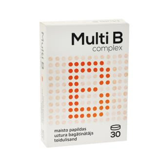 MULTI B complex, 30 tablečių