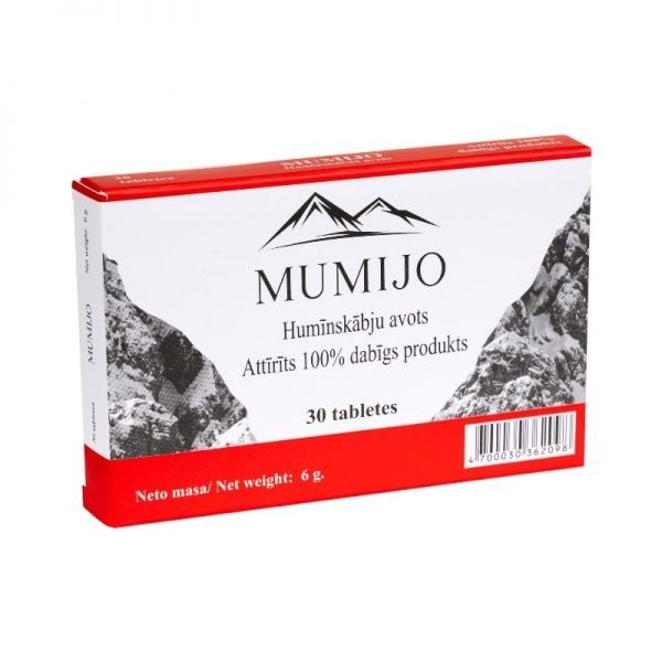 MUMIJO maisto papildas, 30 tab.