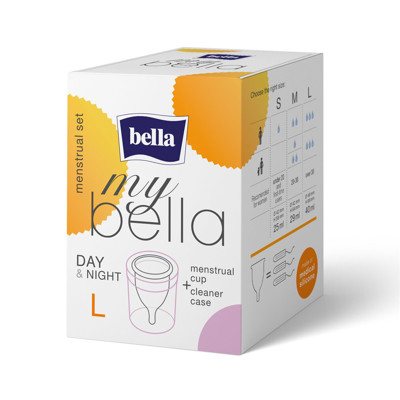 MY BELLA, menstruacinė taurelė, L dydis, 1vnt., 40 ml