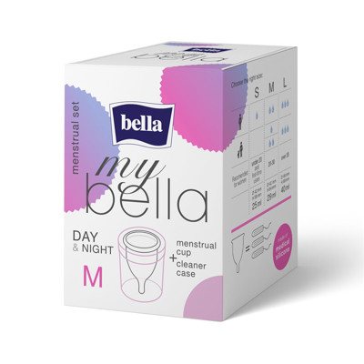 MY BELLA, menstruacinė taurelė, M dydis, 1vnt., 29 ml
