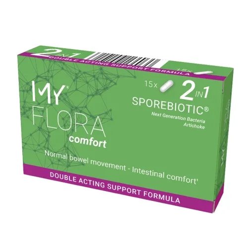MY FLORA SPOREBIOTIC® COMFORT, 15 kapsulių