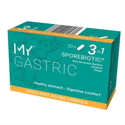 MY GASTRIC SPOREBIOTICS, 30 kapsulių