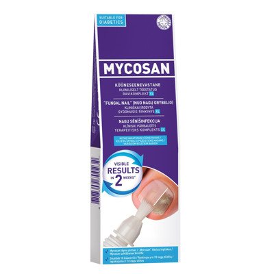 MYCOSAN + 10 dildžių nagams, 10 ml