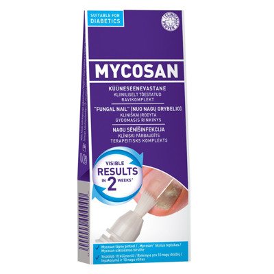 MYCOSAN + 10 dildžių nagams, 5 ml