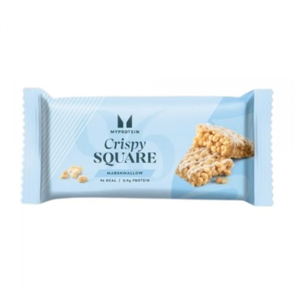 MYPROTEIN batonėlis CRISPY SQUARE, zefyrų skonio, 1 vnt