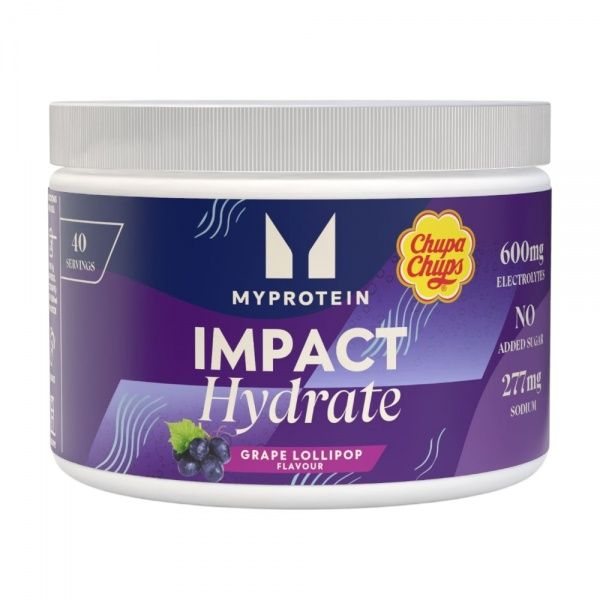 MYPROTEIN elektrolitai IMPACT HYDRATE, vynuogių skonio, 280 g
