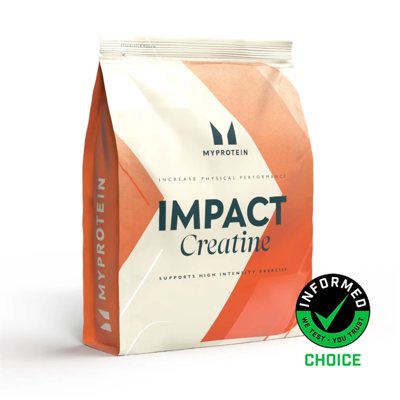 Myprotein Impact Creatine, Kreatinas Tropinių vaisų skonio, 250 g