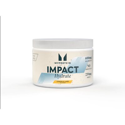 Myprotein Impact Hydrate, Elektrolitų milteliai Citrinų ir Žaliųjų citrinų, 224 g