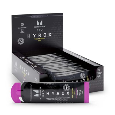 Myprotein PRO Hyrox The Energy, energetinis gelis, Juodųjų serbentų skonio, 20 x 60 ml