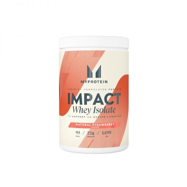 MYPROTEIN proteino izoliatas IMPACT WHEY, braškių skonio, 480 g