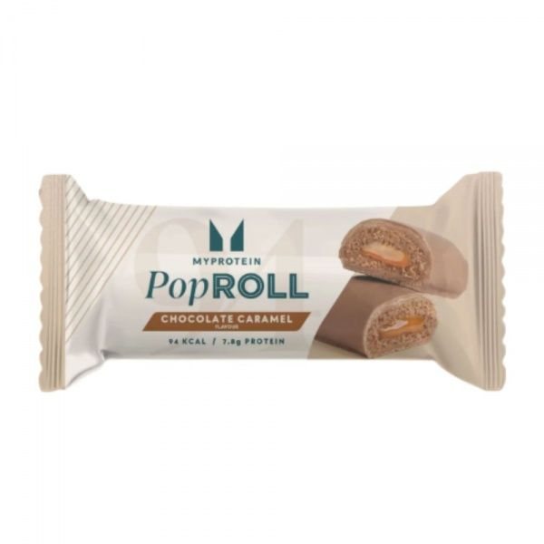 MYPROTEIN užkandis POP ROLLS, šokolado ir karamelės skonio, 1 vnt