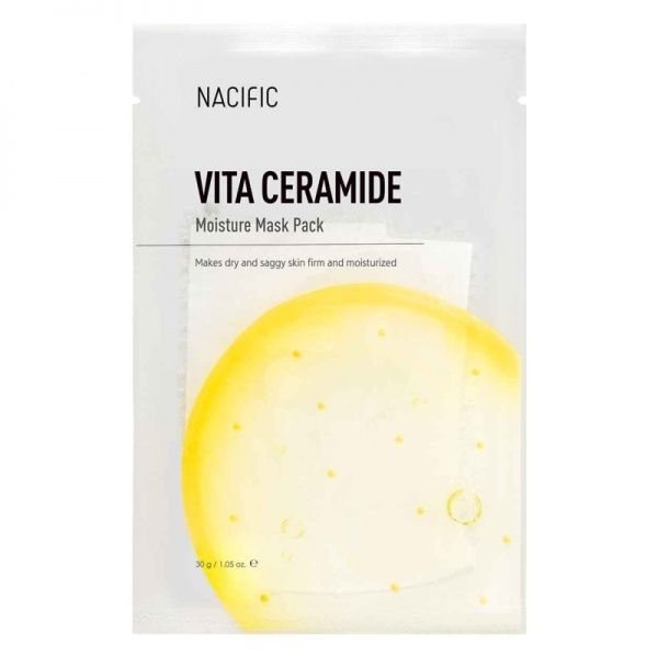 NACIFIC lakštinė veido kaukė CERAMIDE MOISTURE MASK, 1 vnt