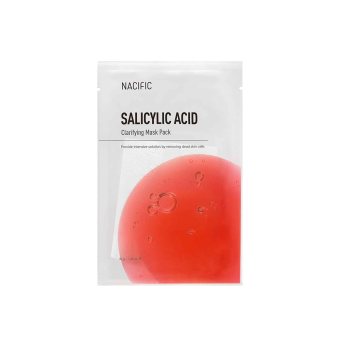 NACIFIC lakštinė veido kaukė su salicilo rūgštimi SALICYLIC ACID CLARIFYING MASK, 1 vnt., 30 g