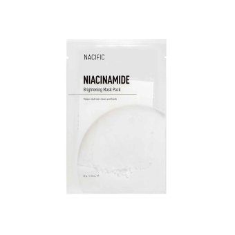 NACIFIC šviesinanti lakštinė veido kaukė su niacinamidu NIACINAMIDE BRIGHTENING MASK, 1 vnt., 30 g