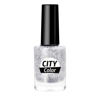 Nagų lak. Golden Rose City color Glitter 101, 10.2 ml