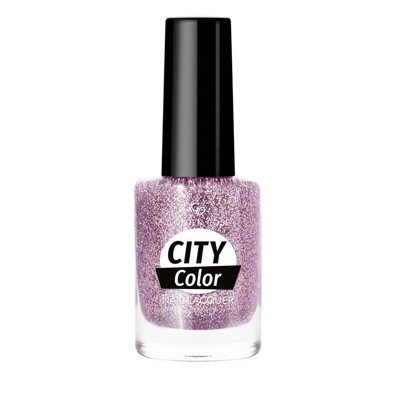 Nagų lak. Golden Rose City color Glitter 102, 10.2 ml